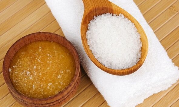 miel et sel pour le traitement de l'arthrose du genou